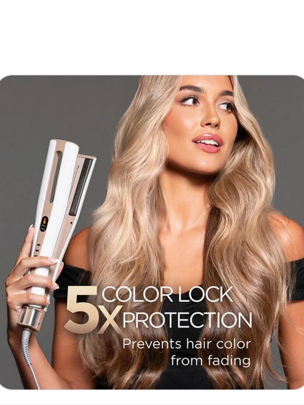 CHI LAVA Air glide - Pearl Hair Tools Flat Iron Dryer Combo